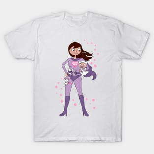 Supermom - dark brown hair T-Shirt